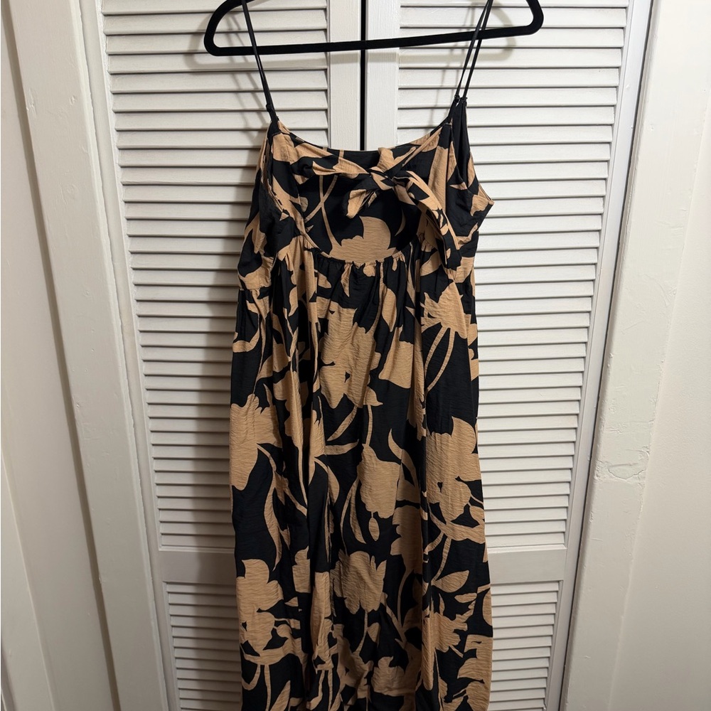 a new day Black and Tan Floral Maxi Dress - Picture 2 of 4